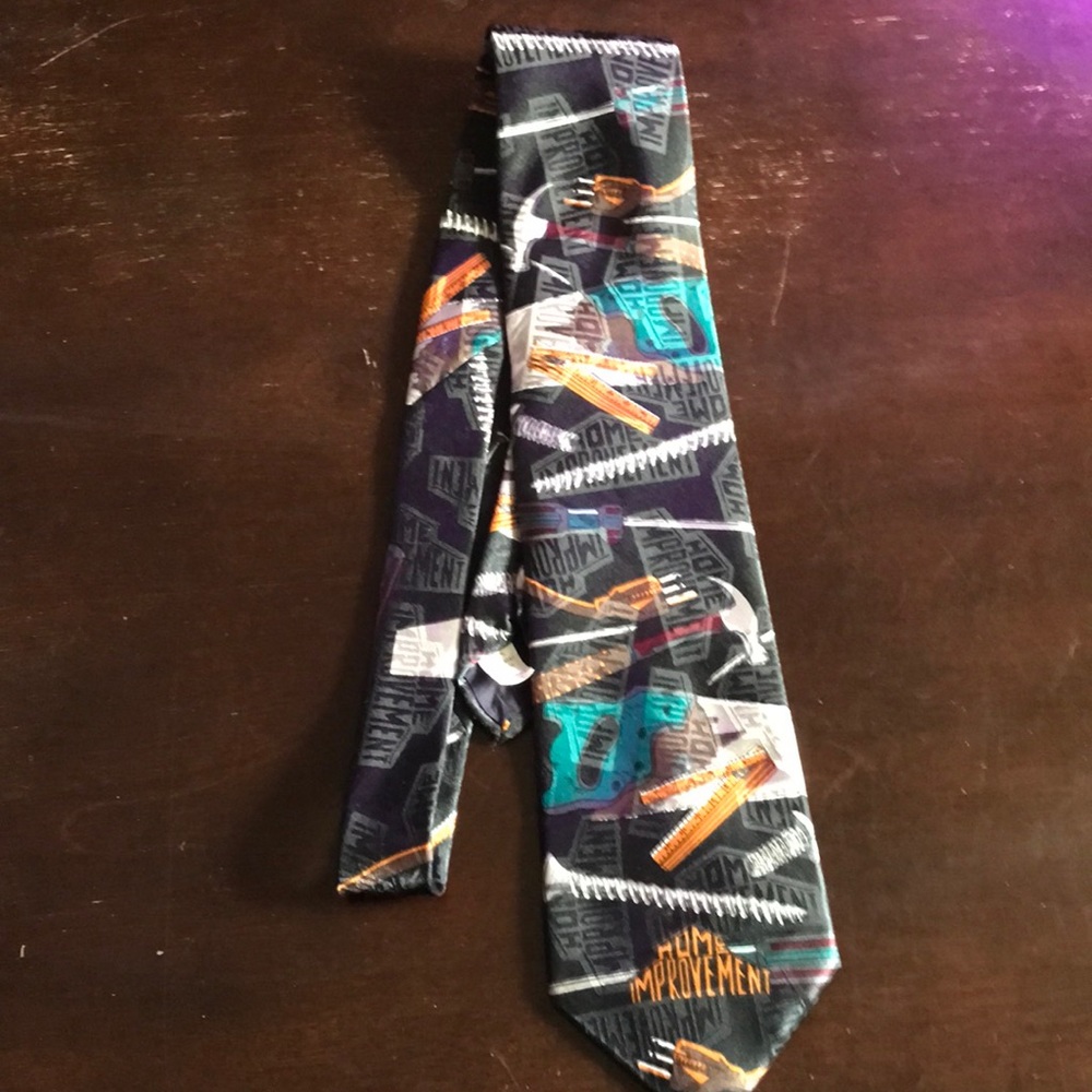 Vintage Tim the Toolman Taylor Home Improvement TV Show Tool Time Men’s Tie